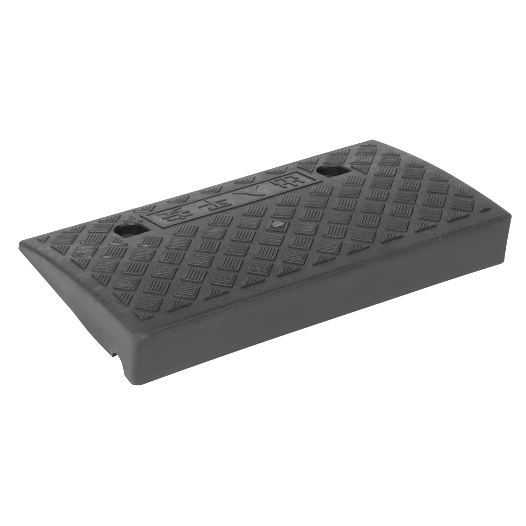 VALICLUD Pedana per Entrata Nera in Plastica e Gomma, Portatile e Antiscivolo, per Gradini e Accesso Auto