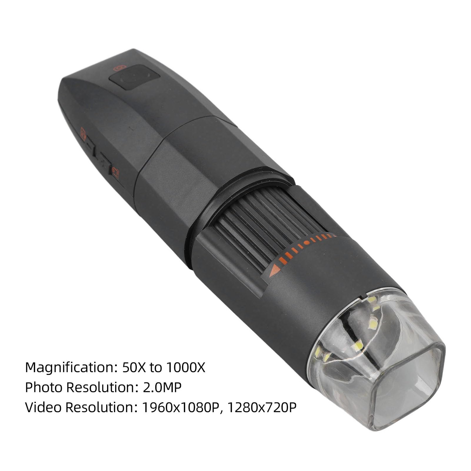 Microscopio Digital Inalámbrico 50X a 1000X con 8 Luces LED