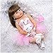 WXHHH Reborn Baby Doll realistiche Bambole Appena Nate Appena Nate, Bambole da 22 pollici/55 cm, Bambina Senza PVC Reborn, per 3-10 Regali per Bambini