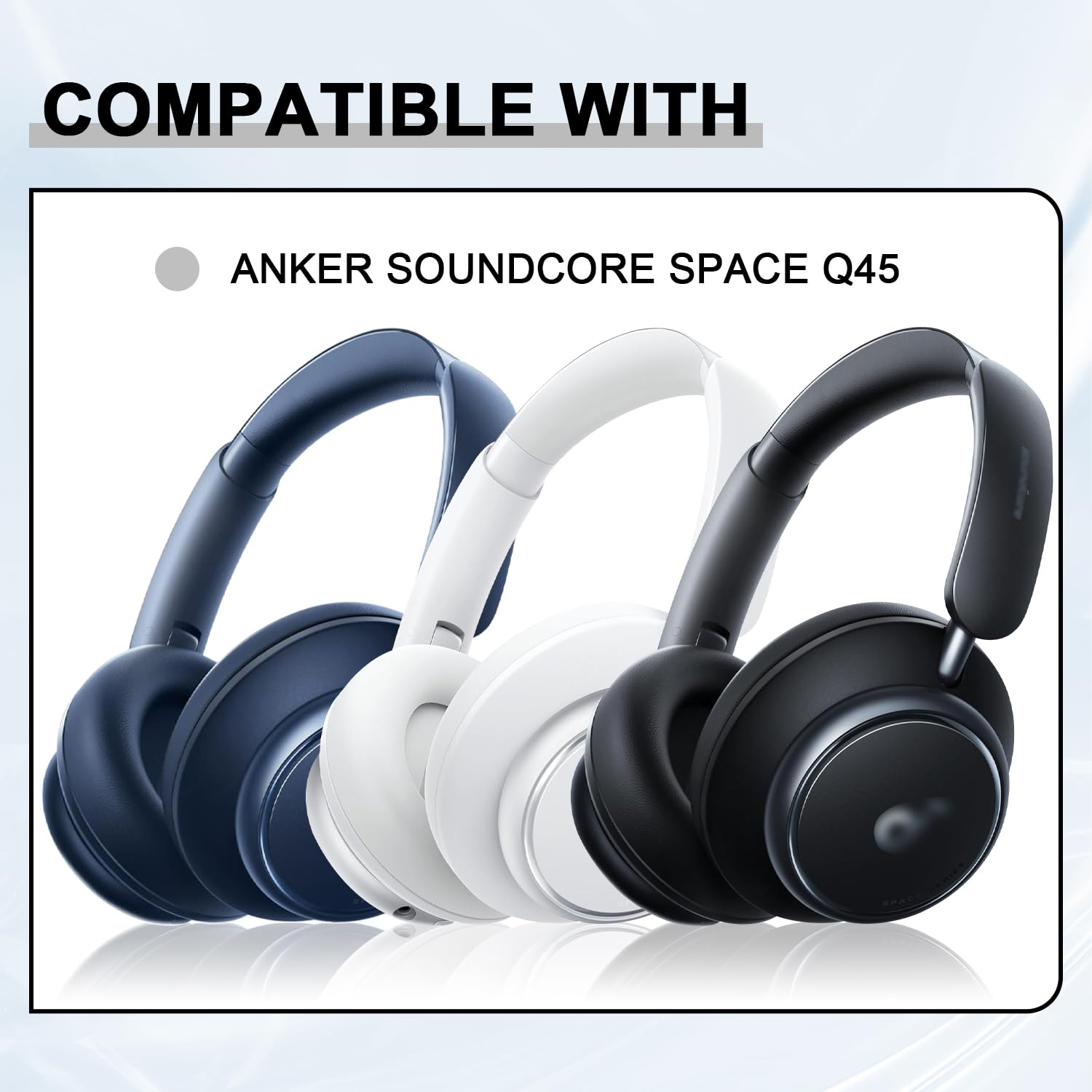 Anker Soundcore SPACE Q45 ・ 交換用イヤーパッド Amazon.com: Adhiper Replacement Ear Pads for Soundcore Space Q45