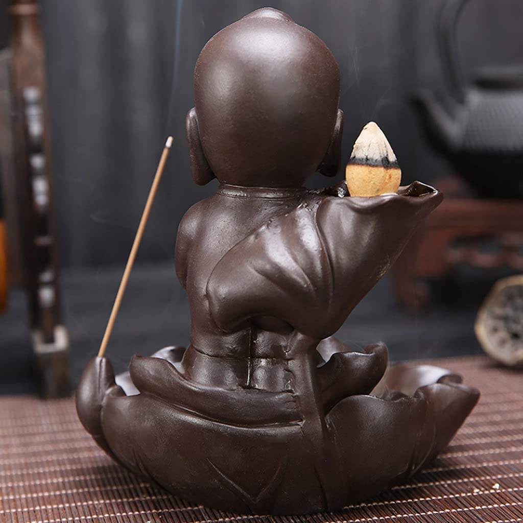Amazon｜仏像、小便小僧逆流香炉セラミック滝香ホルダー家の装飾の