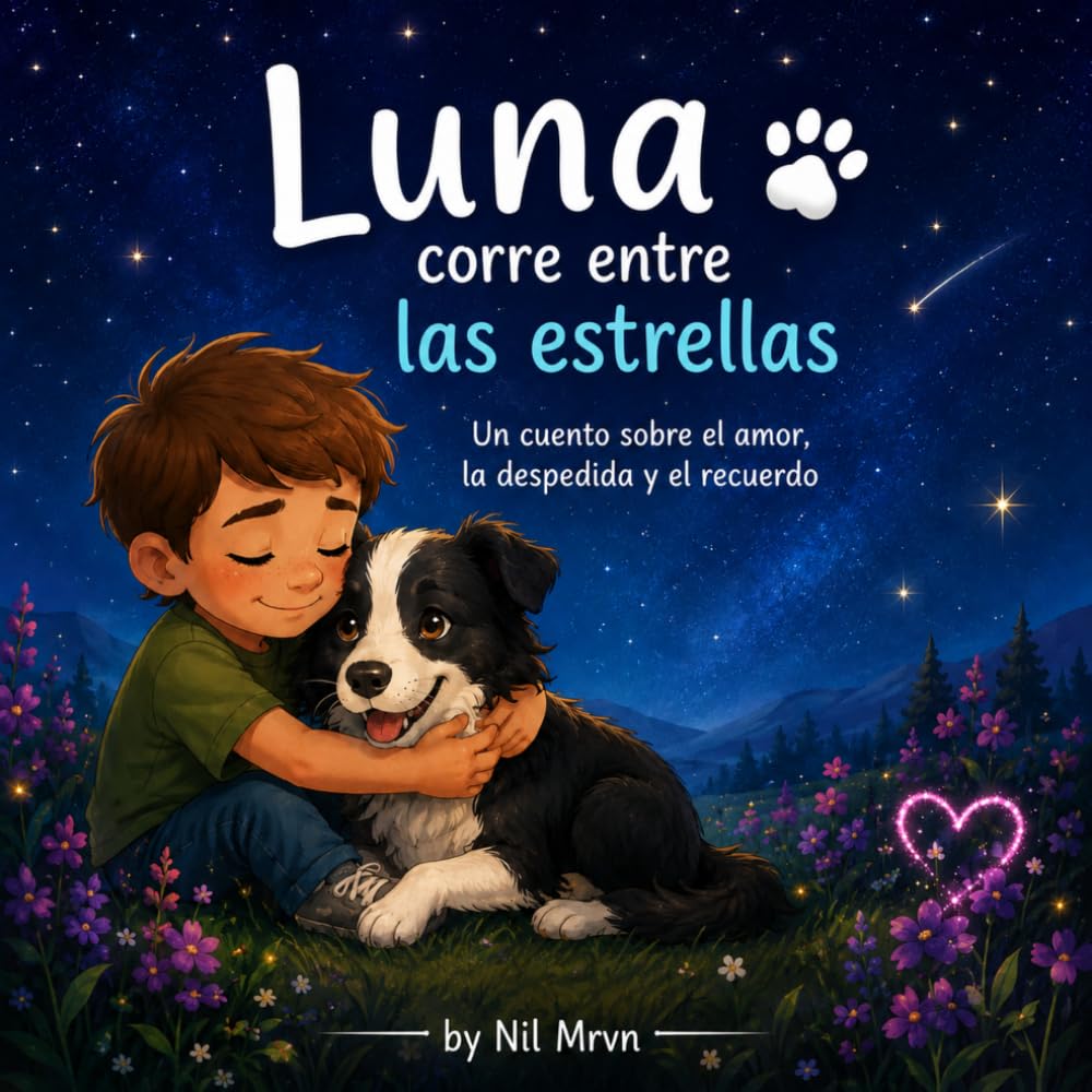 Luna corre entre las estrellas: Un cuento sobre el amor, la despedida y el recuerdo