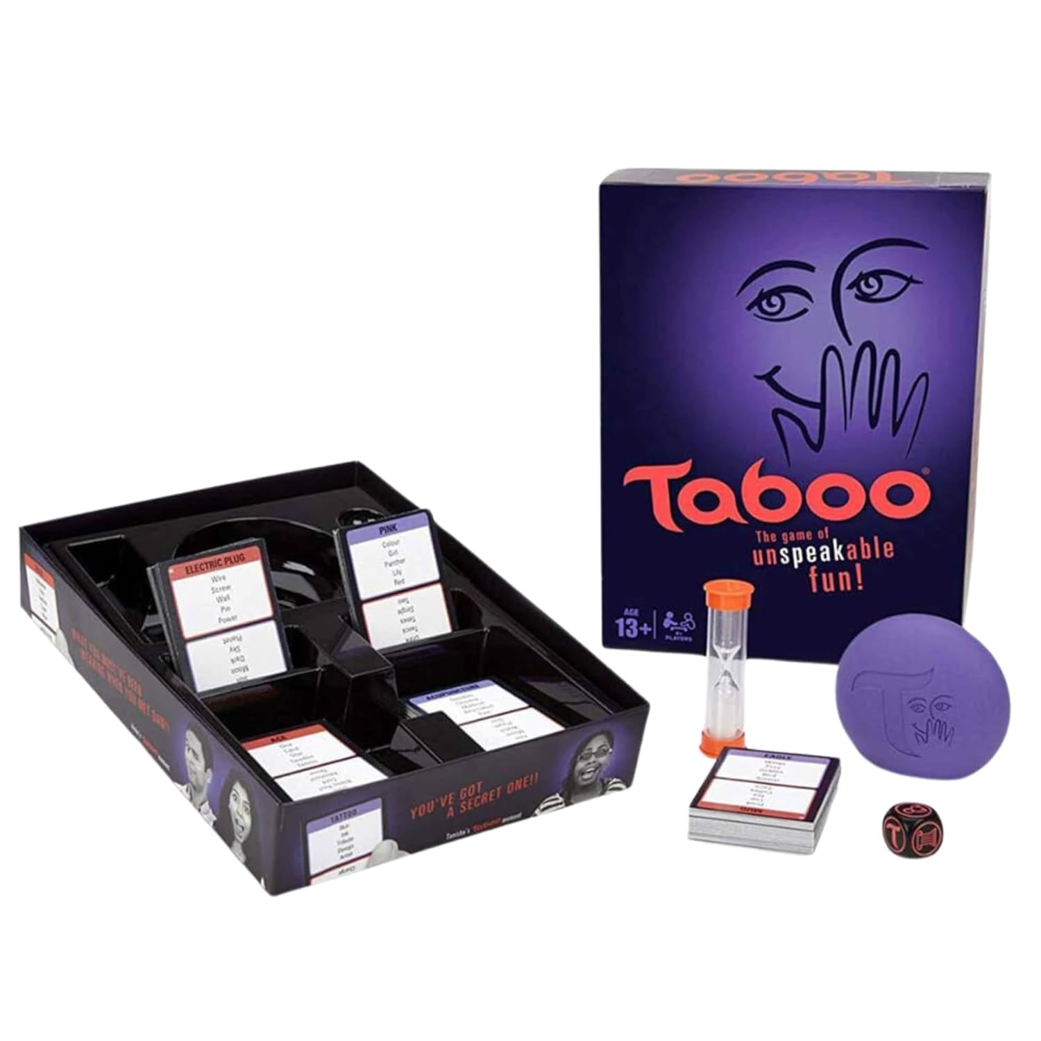 ELLUOXO Taboo Board Game | The Iconic Party Word Game | Fast-Paced Word Guessing Fun | Perfect for Family Gatherings, Party Entertainment, & Game Nights | Ages 13 and up