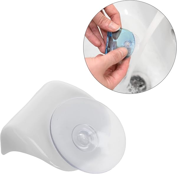 kwmobile Porta rasoio a ventosa - 2x Supporto porta lametta universale da parete - Organizer universale bagno per rasoi gancio da appendere - no trapano - 2