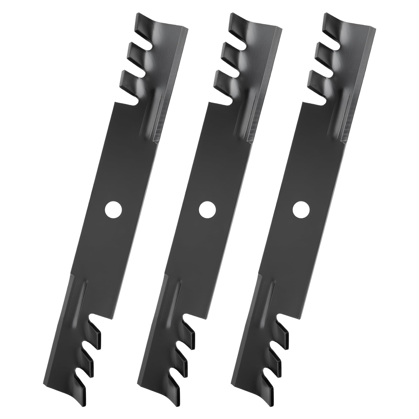 01010168-X - Cuchillas de cortacésped compatibles con cortacésped Cub Cad y 50 pulgadas, cuchillas dentadas para Cub Cad et M50-KHS Z-Force 50 GT1500, reemplaza MTD 01010168-0637 01010168