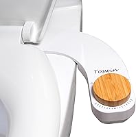 Vista 1 de Bidé para mano izquierda, bidé ultra delgado, control lateral izquierdo, accesorio de bidé trasero transparente para inodoro con boquillas