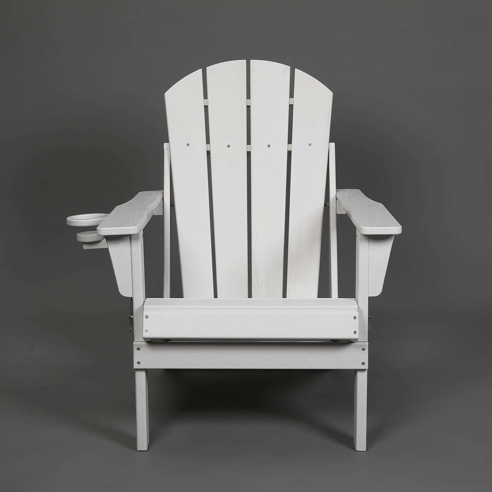 Chaise pliante Adirondack résistante aux intempéries texture bois