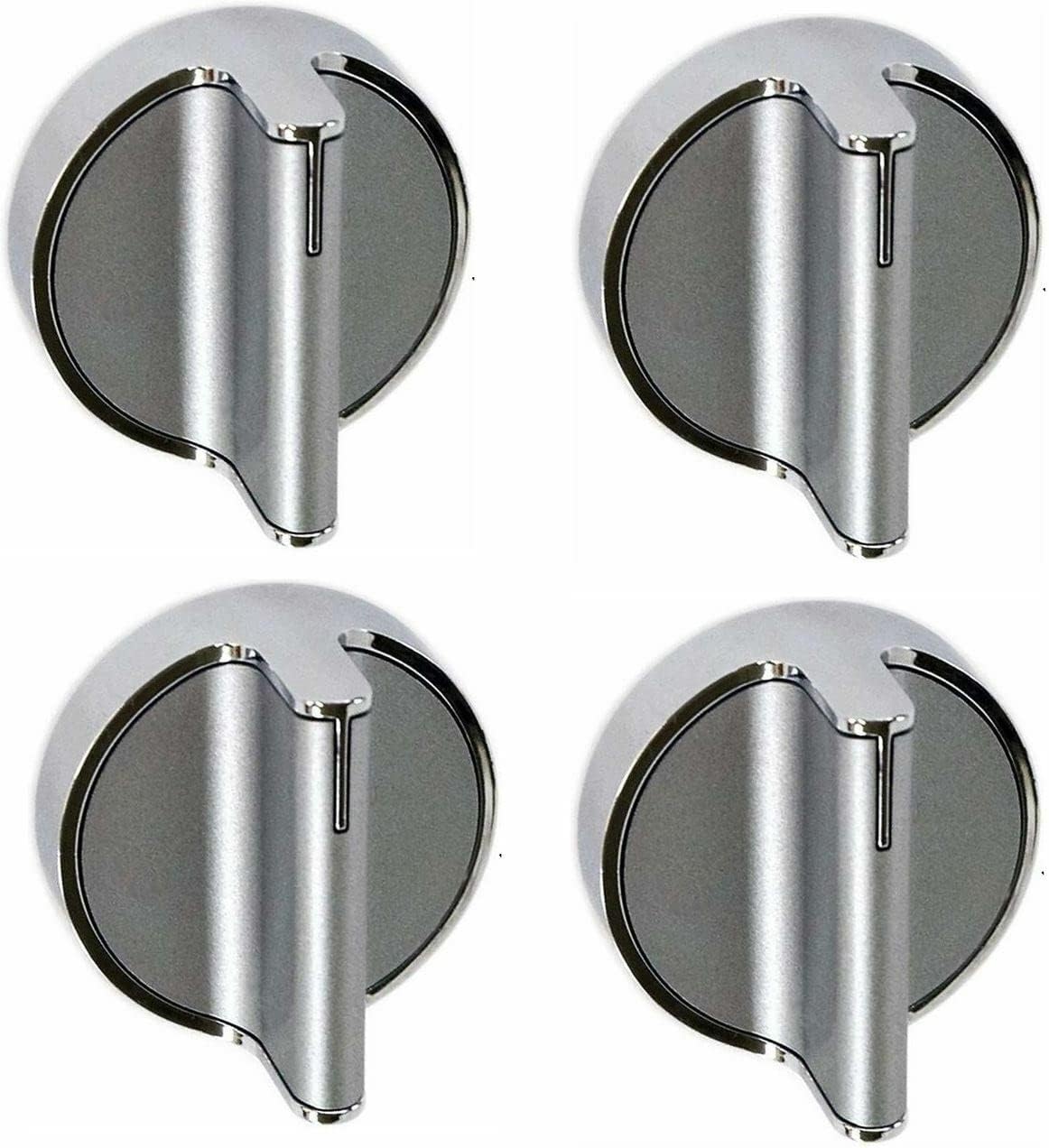 Surface Burner knob Range W10828837 (4 Pack) Replacement for Whirlpool OEM