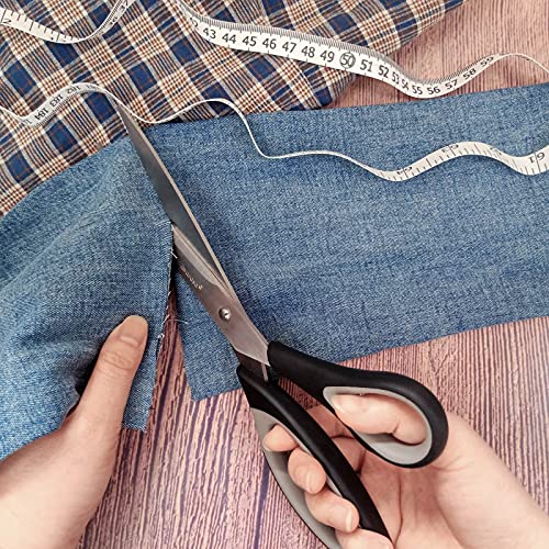 Scissors, Craft Scissors, All Purpose Scissors For Office Home School Sewing Fabric Students Teacher Art Craft Diy Supplies, Sharp Blade, Soft Grip Handle, 3 Pack 6"/8"/10" #TOP6