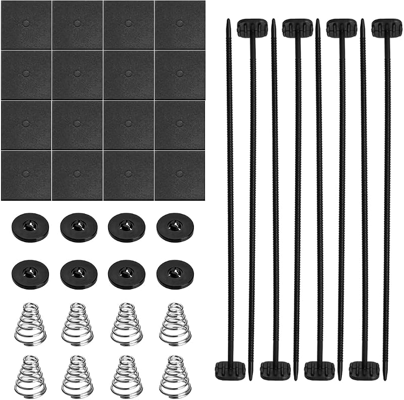 Kit de Fixação para Ventoinha do Radiador Ohleats com Abraçadeiras – 2 conjuntos