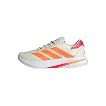 adidas Uomo Duramo Speed 2 Running Shoes, off White, Lucid Orange, Lucid Red, 40 EU