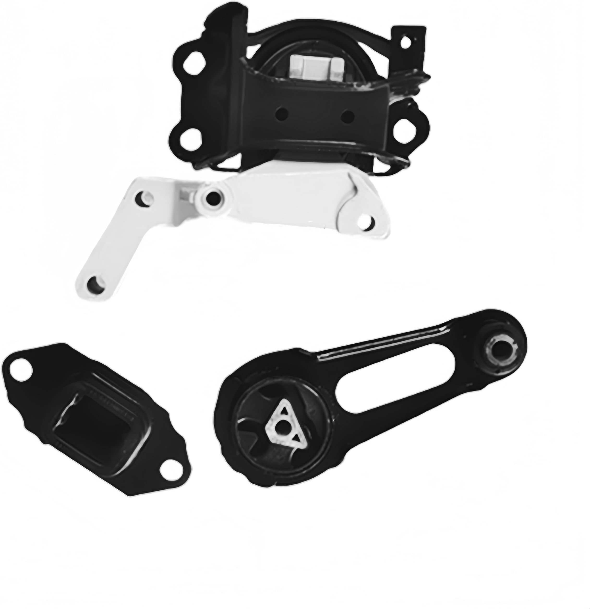 Engine Motor Mount Kit - 3PCS Compatible with Nissan Versa 2012-2019 Sedan & Versa Note 2014-2019 Hatchback 1.6L L4 - Replaces OEM A7368 A7369 A4361 112101HS0A 113601HC0B 112201HA0B