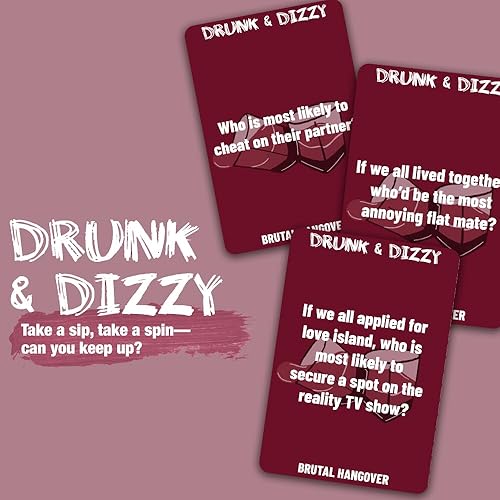 Miniatura 6 de Brutal Hangover - Divertido juego de beber para adultos  Juego de cartas de fiesta para noche de juegos, cumpleaños 21, fiestas universitarias y de