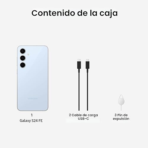 Miniatura 11 de SAMSUNG Teléfono Galaxy S24 FE AI, teléfono inteligente Android desbloqueado de 128 GB, cámara de alta resolución de 50 MP, batería de larga