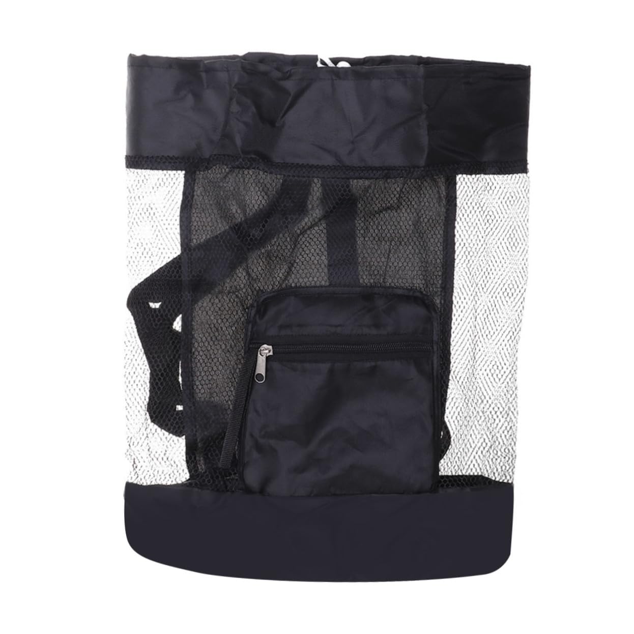 SUPVOX Beach Bag for Boys and Girls Mesh Backpack Zipper Toys Snacks Beach Toys Easy to Clean for Teens