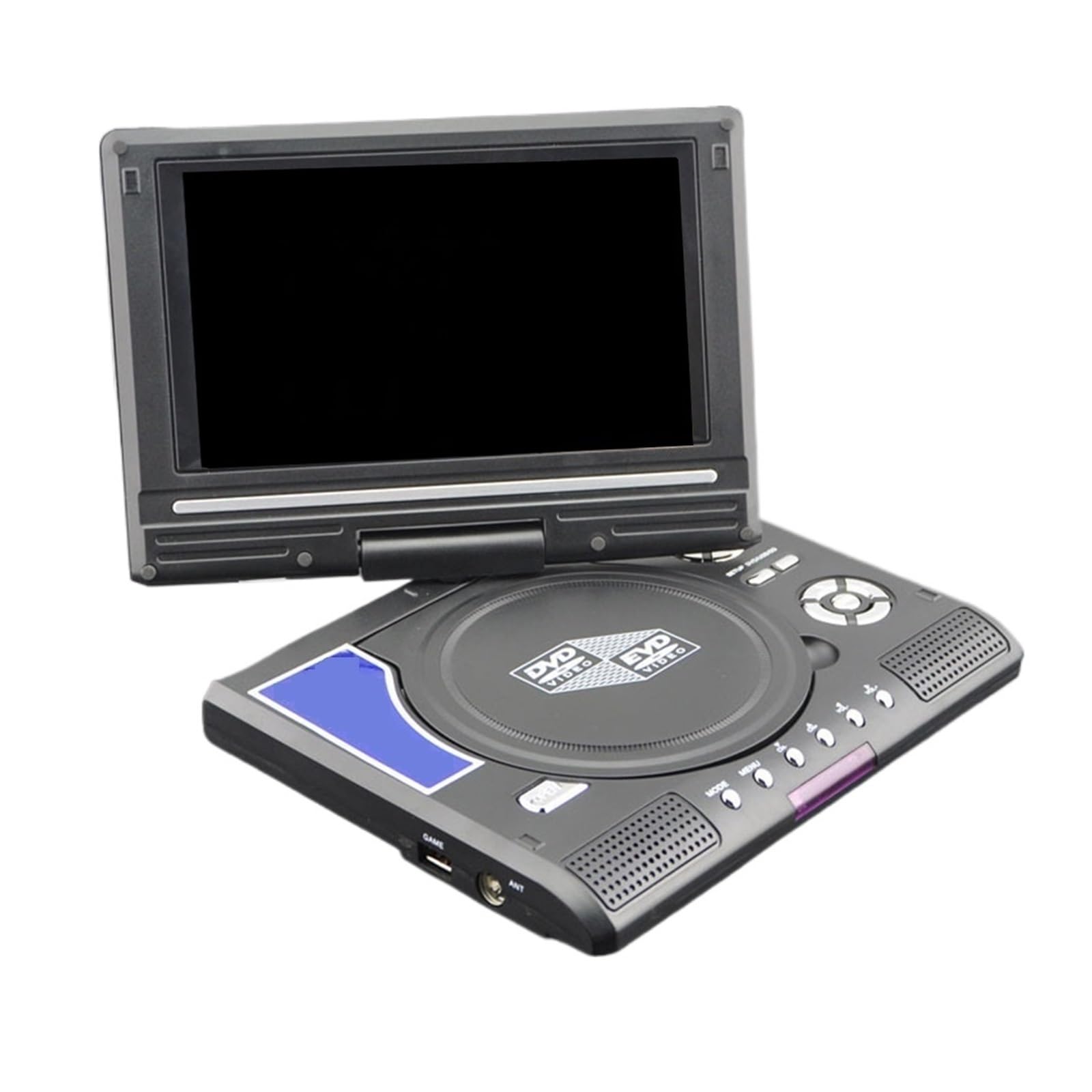 Lecteur DVD 7 Lecteurs CD 8 Pouces Écran De Rotation De 270 Degrés avec Télécommande Dispositif D'autoradio De Voyage À Domicile Compact Facile à Utiliser