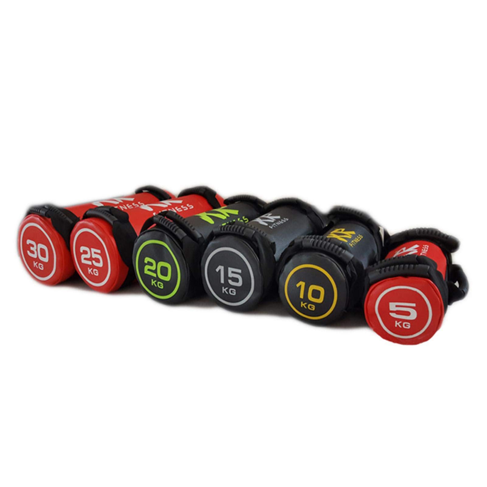 Sandbag - 5kg 10kg 15kg 20 Kg Saco De Arena Fitness - Power Bag con 6 Asas Y Cremallera para Levantamiento De Pesas, Levantamiento De Pesas, Ejercicio, Carrera (1pcs/Color Al Azar) Gifts