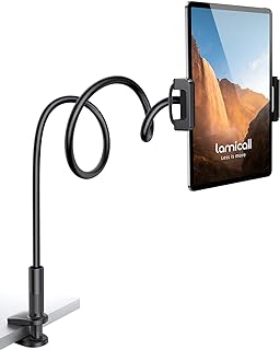 Lamicall Tablet Halter, Schwanenhals Tablet Halterung - Flexible Einstellbare Lazy Lang Arm Ständer für iPad Mini 2 3 4, N...