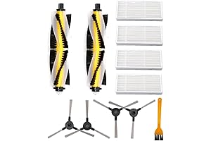 Proscenic 790T Robot Vacuum Cleaner Spare Parts - Main Brush, Side Brush, Hepa Filter Replacement