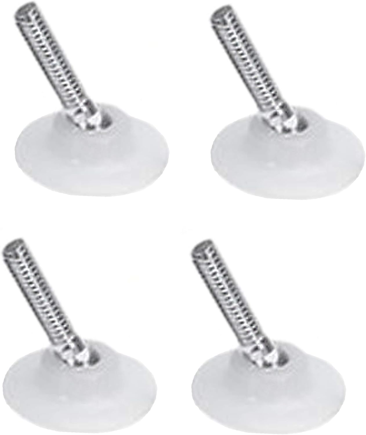 Adjustable Legs Leveling Feet 4 Pack 1/420 Swivel White Polyethylene