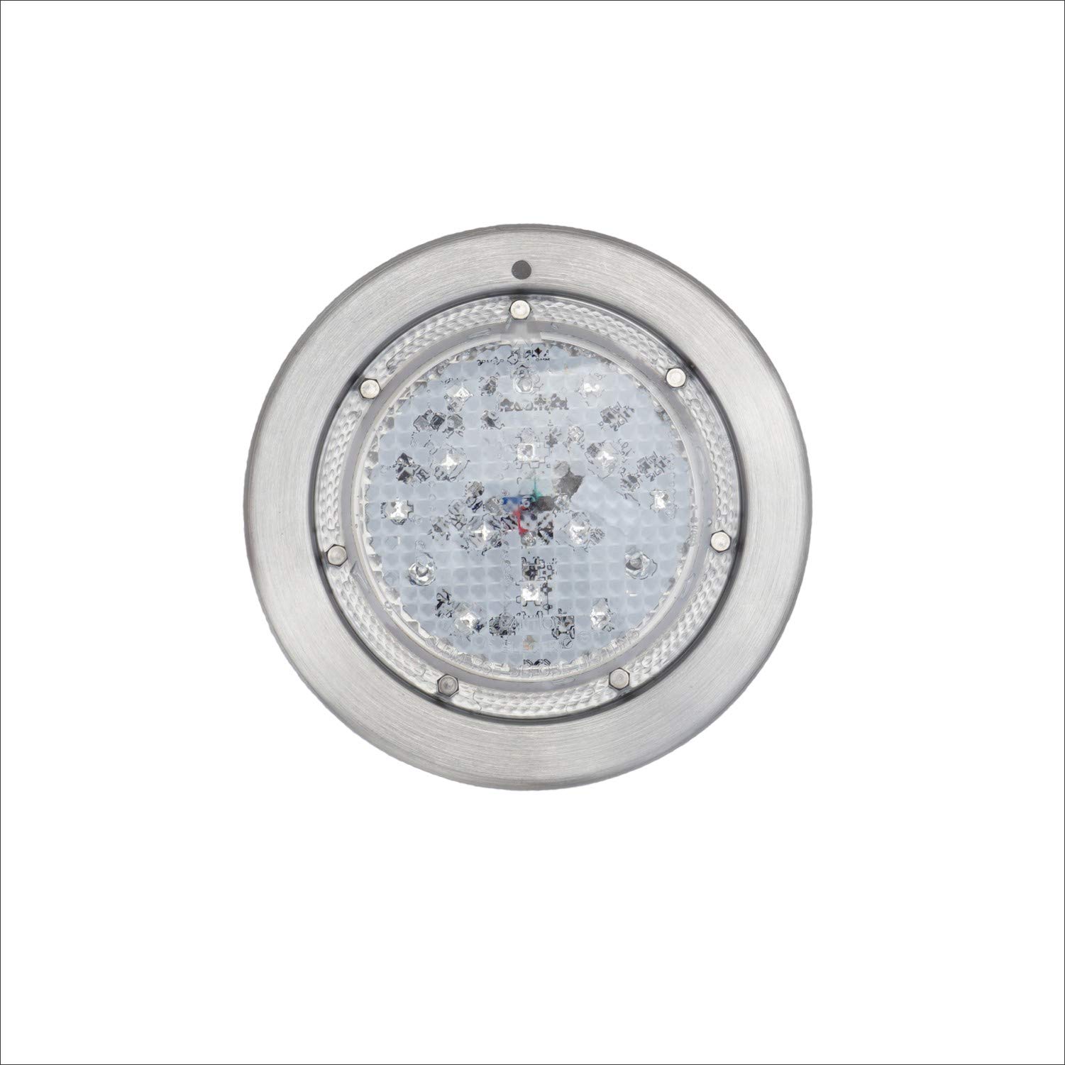 VoswitchPoolexa SS06100 6 inch Small LED Color Inground Pool/Spa Light for Wet Niche with 100 Foot Cord (Controller Included)