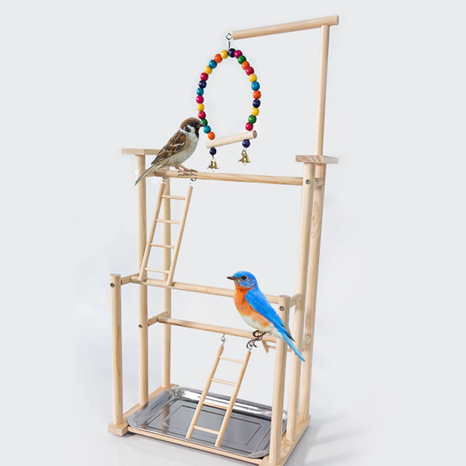 Naturholz Vogelklettergerüst für Kleine Vögel