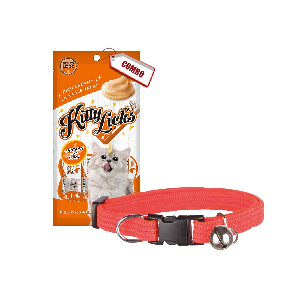 See full amazon price history chart for Combo of Kitty Licks Chicken & Tuna Flavor Creamy Lickable Cat Treats, (15g X 4 Tubes) and Cat Collar, Assorted (Any One) Color Collar Combo of Kitty Licks Chicken & Tuna Flavor Creamy Lickable Cat Treats, (15g X 4 Tubes) and Cat Collar, Assorted (Any One) Color Collar (B0CMTR16ZR) Amazon Price History, Amazon Price Tracker
