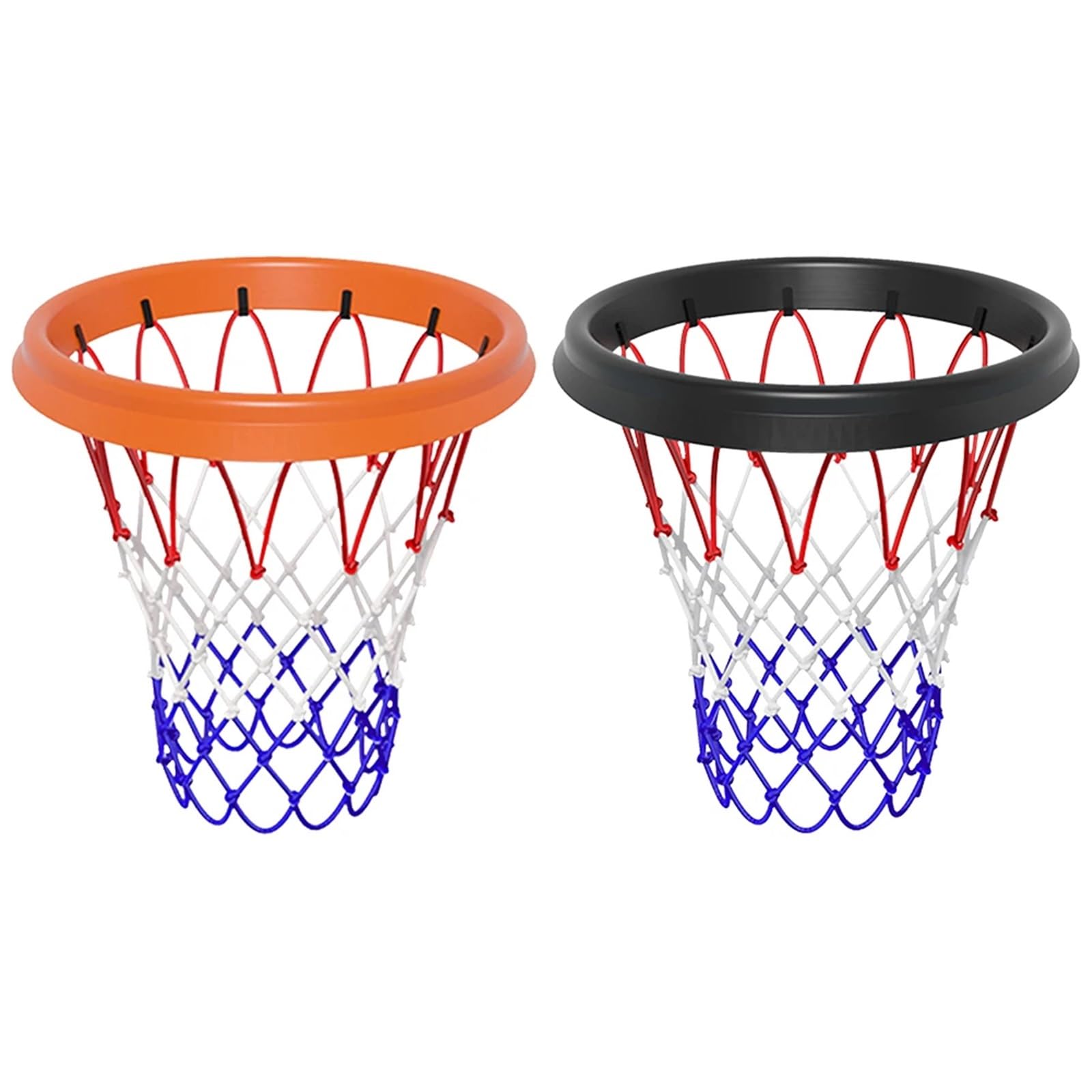 Basketballkorb Zimmer PU-Basketballnetz, Mini-Basketballrahmen, tragbarer Basketballnetzrahmen(Orange)