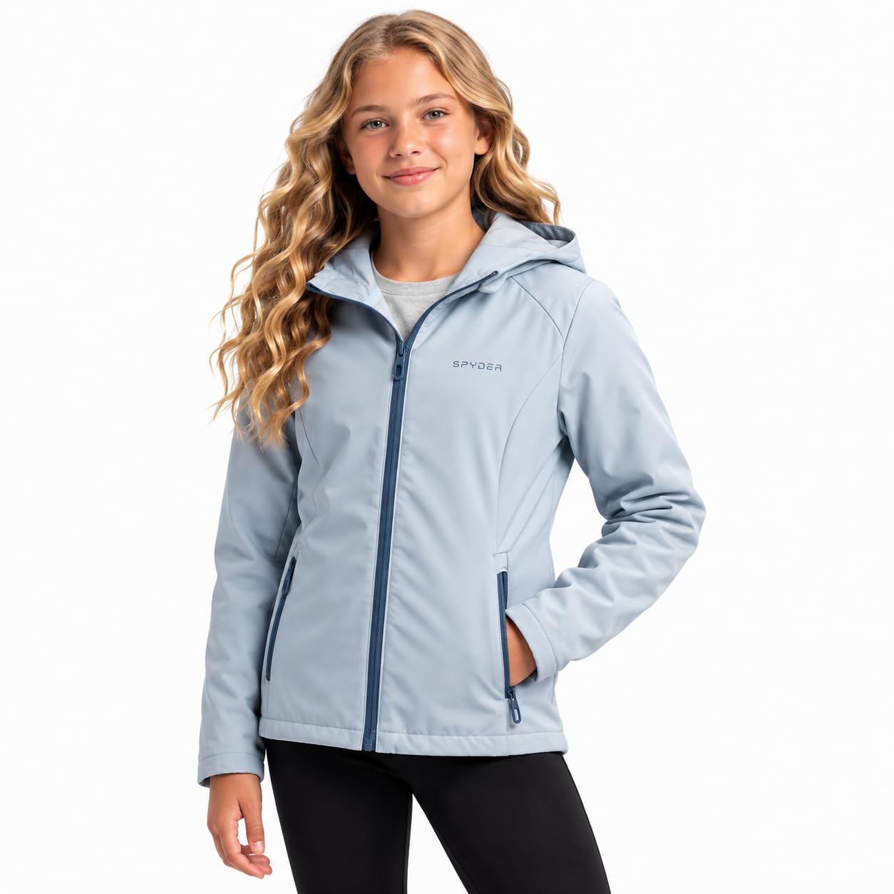 Photo 1 of Spyder Girls Windbreaker Jacket - Insulated Wind Resistant Lightweight