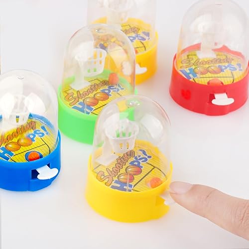 Miniatura 3 de Hooqict Paquete de 28 mini juegos de tiro de baloncesto con dedo, suministros de fiesta de baloncesto, juguetes para niños de 8 a 12 años, juegos de
