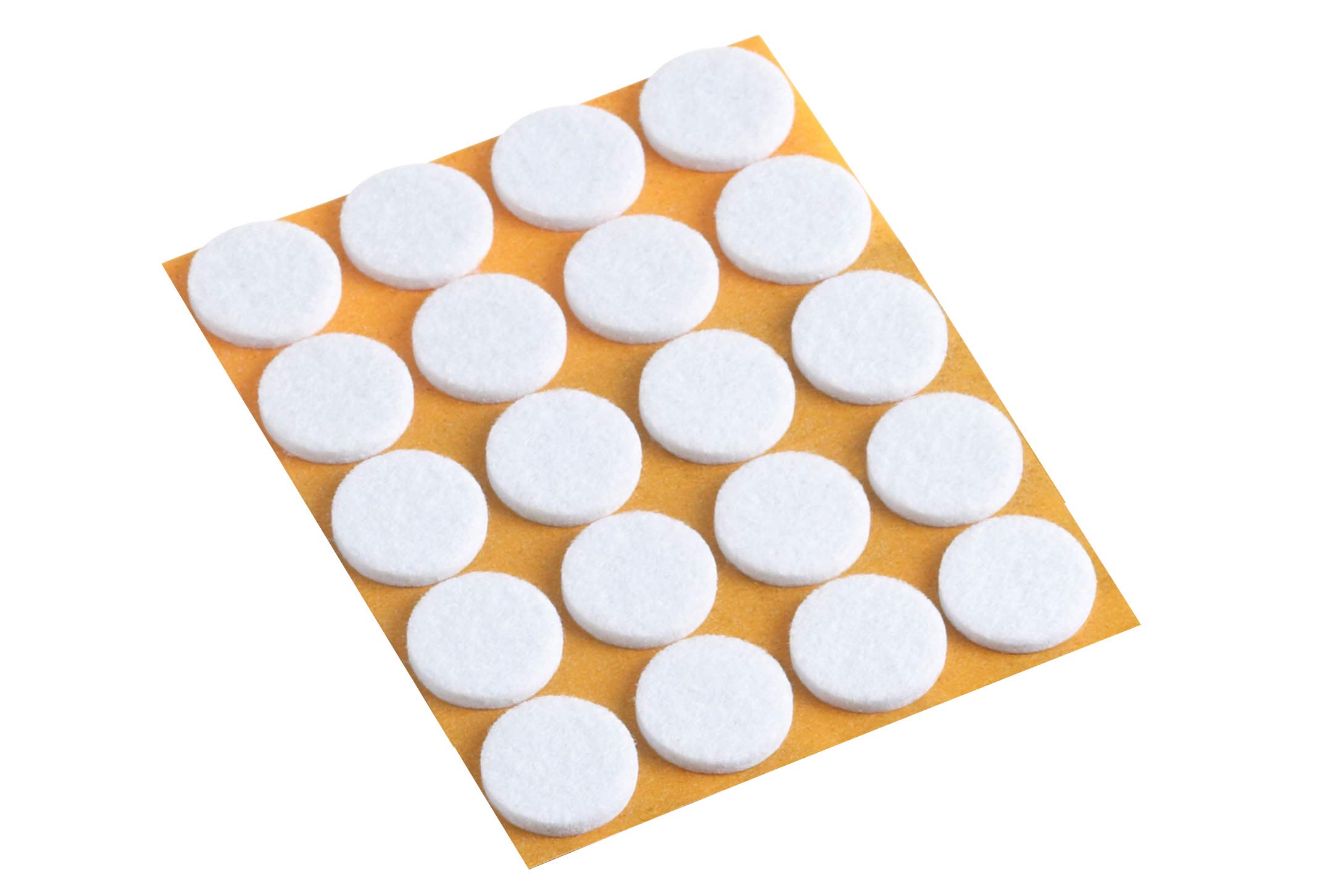 Meister Felt Glider self-adhesive, Ø 35 mm, white, 20 pieces, 645256
