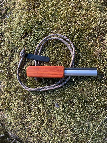 Fire Fast Kamper Lanyard. European Fire Steel Ferro Rod And Magnesium. Compact Durable Lite Weight Emergency Fire Starter For Camping, Backpacking, Hiking. #TOP7