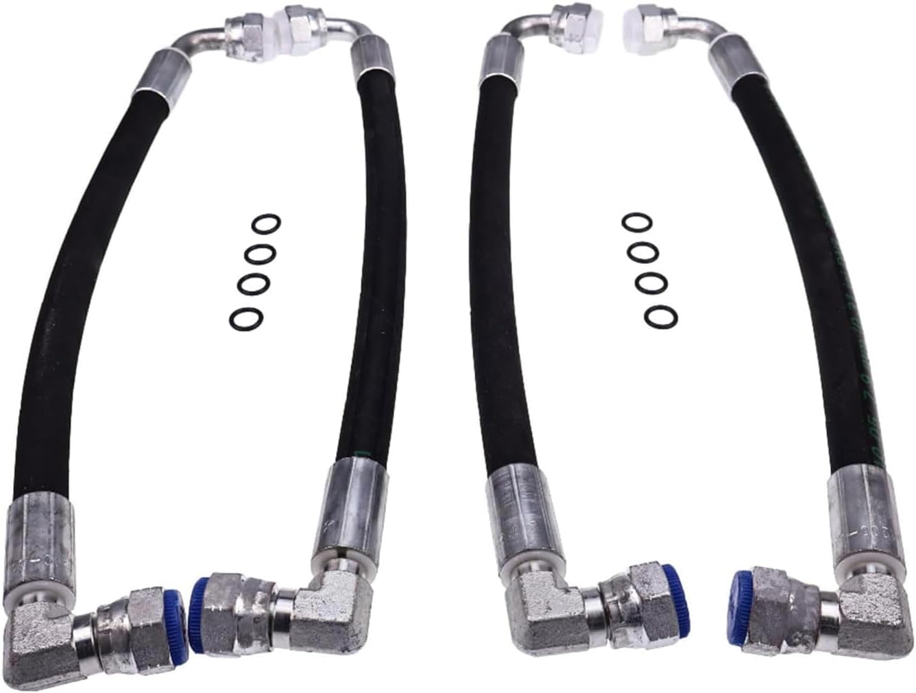 DVPARTS 4PK Hydraulic Hose AW29374 Compatible with John Deere D120 300E 120E 400E H120 H130 H160 H165 120R 200X 200CX 210 300 300X 300CX 300R 400X 400CX 410 419 420 430 460 512 Front Loaders