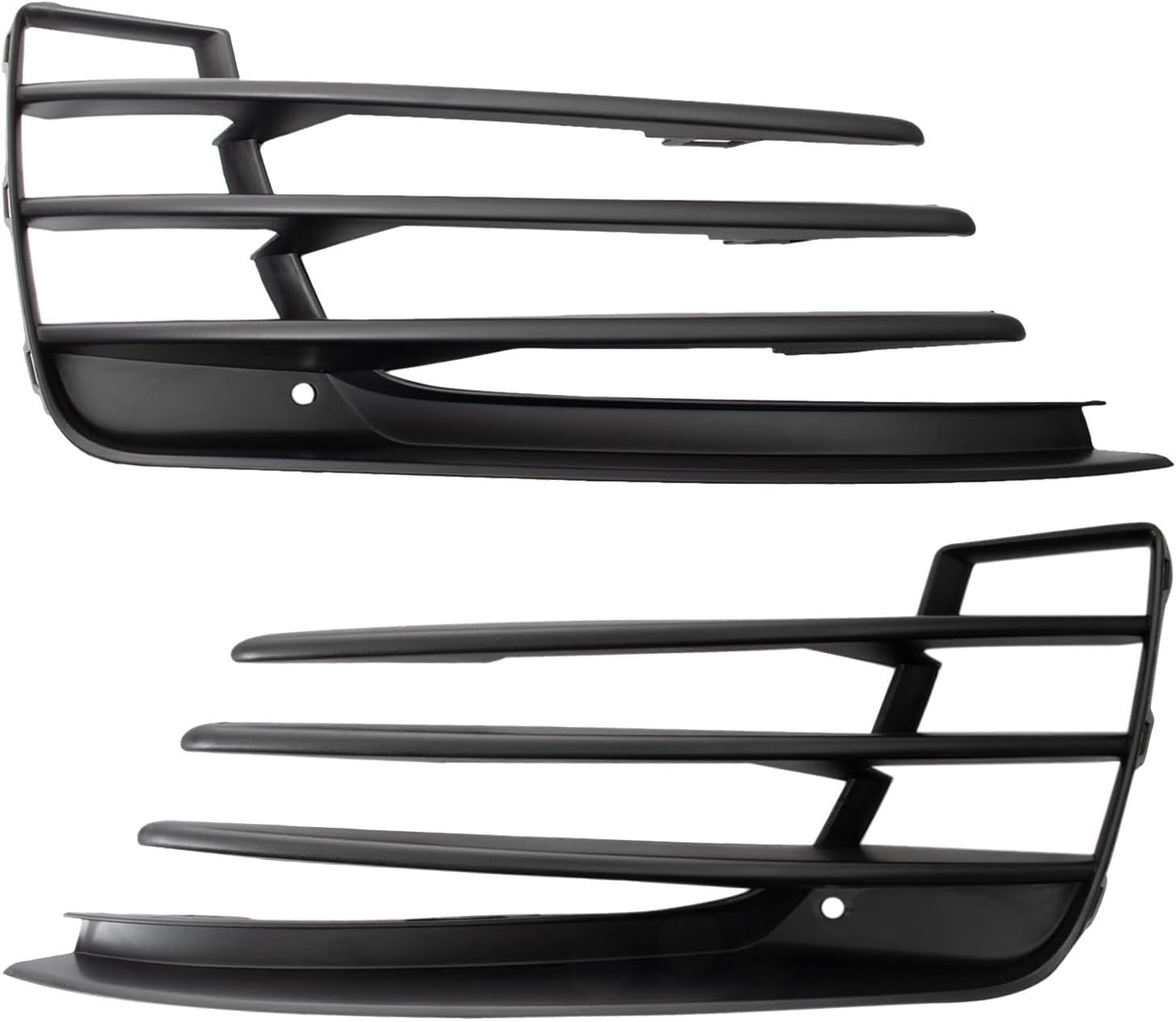 TRQ Driver & Passenger Side Fog Light Hole Cover Set,Fog Light Cover Set Compatible with 2015-2017 Volkswagen GTI VW1038138 VW1039138