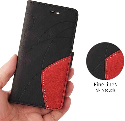 Miniatura 7 de Funda tipo cartera para Samsung Galaxy A32 5G, funda delgada de piel sintética de alta calidad para Galaxy A32 5G, 2 ranuras para tarjetas, 1 ranura