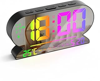 电子闹钟 闹钟 桌面时钟 USB 供电式 双闹钟 温度/日期/星期显示 贪睡模式 3 档亮度调节 12/24 小时切换 LED 壁挂式 时尚
