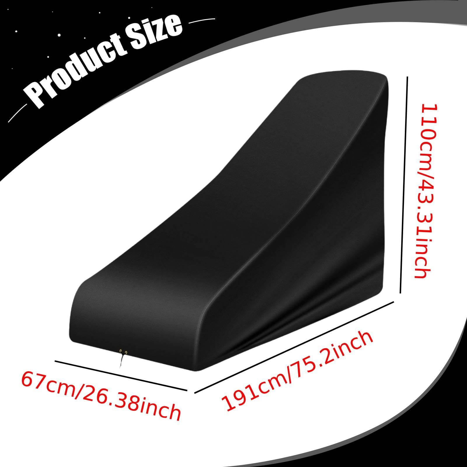 Cubierta para Cortacésped Protector Funda Exterior Empuje Bolsa Resistente Impermeable Oxford Adecuada para Guardar Maquinaria Jardín Áreas Exteriores, L