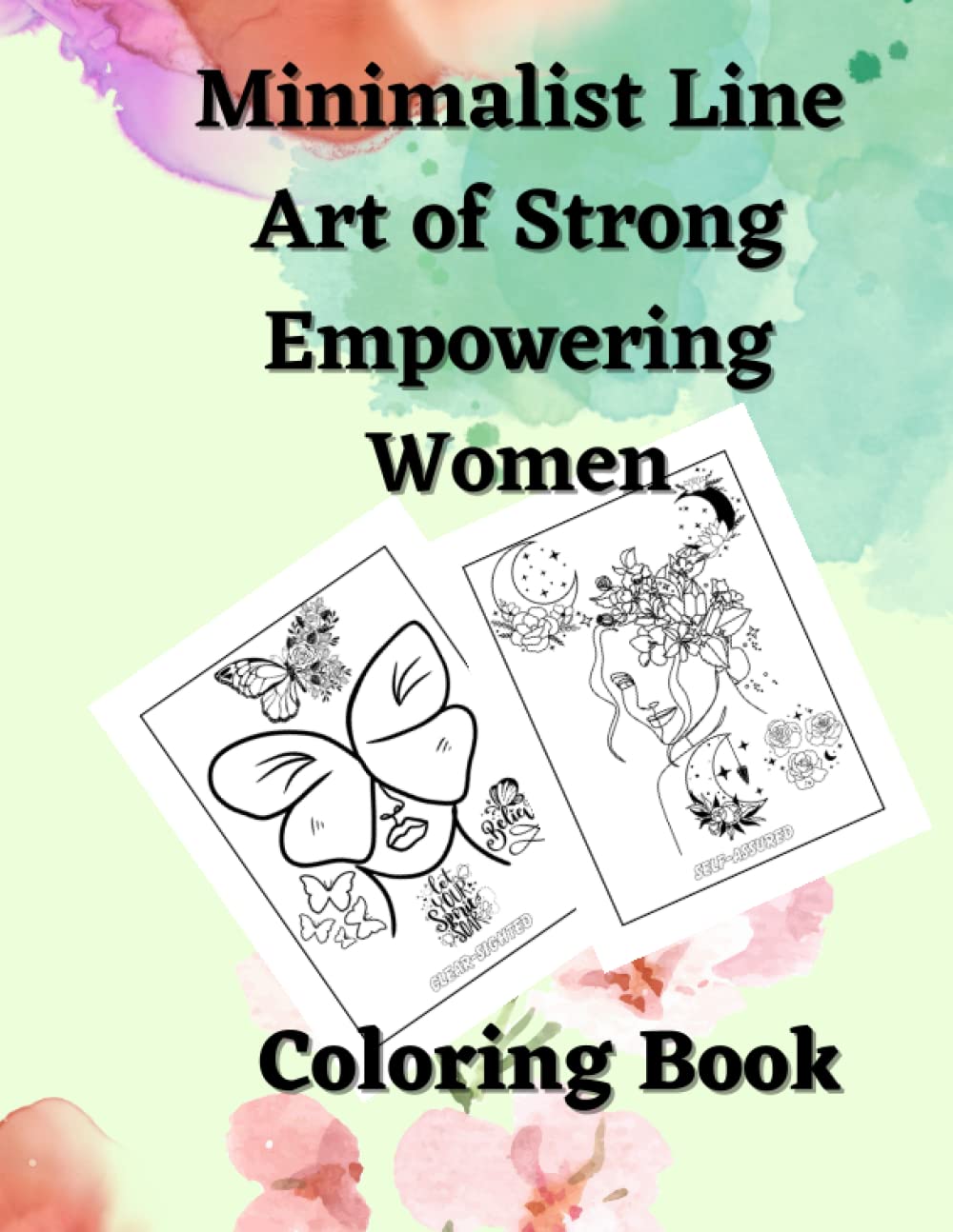 Minimalist Line Art of Strong Empowering Women