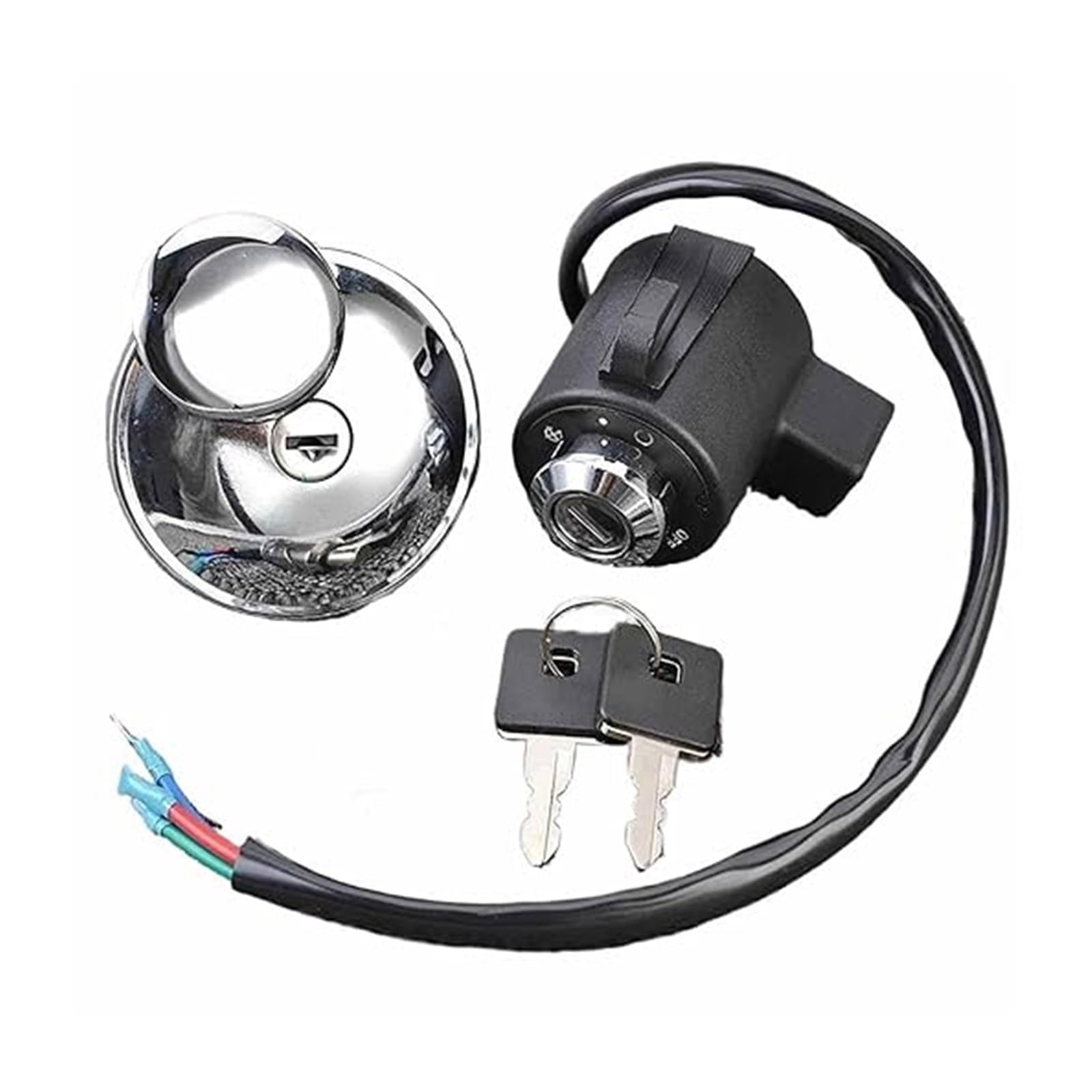 Cerradura De Encendido para XL883 para Sportster 883 1999-2005 61272-92C Interruptor Arranque Bloqueo Encendido Motocicleta Tapa Tanque Gasolina Combustible