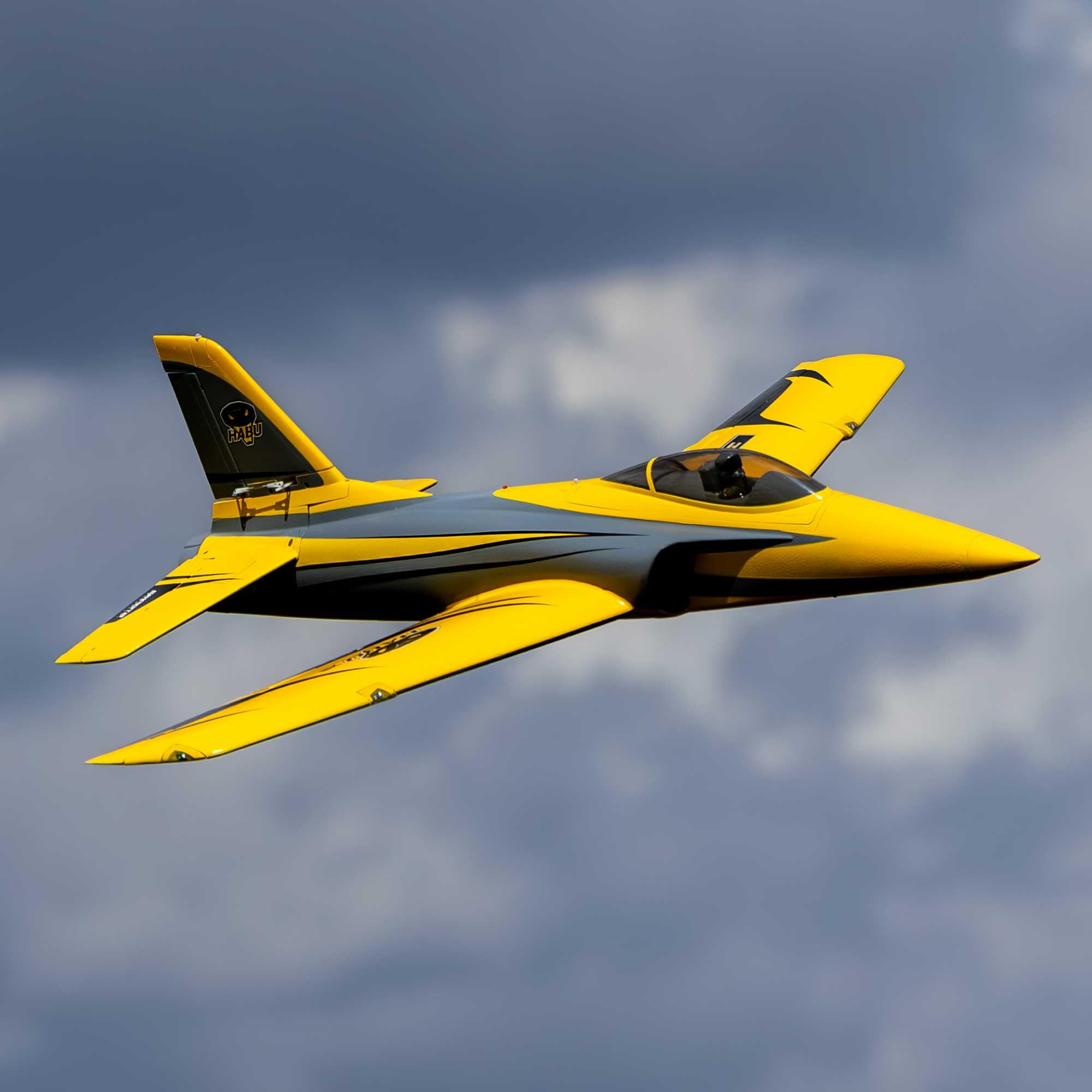 E-Flite Habu XS 80mm EDF PNP – Ferngesteuerter Jet mit 6S-Antrieb, Einziehfahrwerk, LED-Beleuchtung & aerodynamischem Design – Ohne Sender/Empfänger/Akku