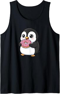 Cute Cartoon Polar and Bear Angel with Wings Tank Top