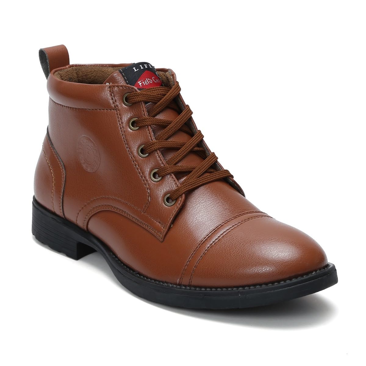 Field Care Mens Lace-Up Synthetic Leather Formal Shoes | Mens Mid Top Shoe/Boots (Tan, UK Footwear Size System, Adult, Men, Numeric, Medium, 9) (B0CJF8Z4DH) Amazon Price History, Amazon Price Tracker