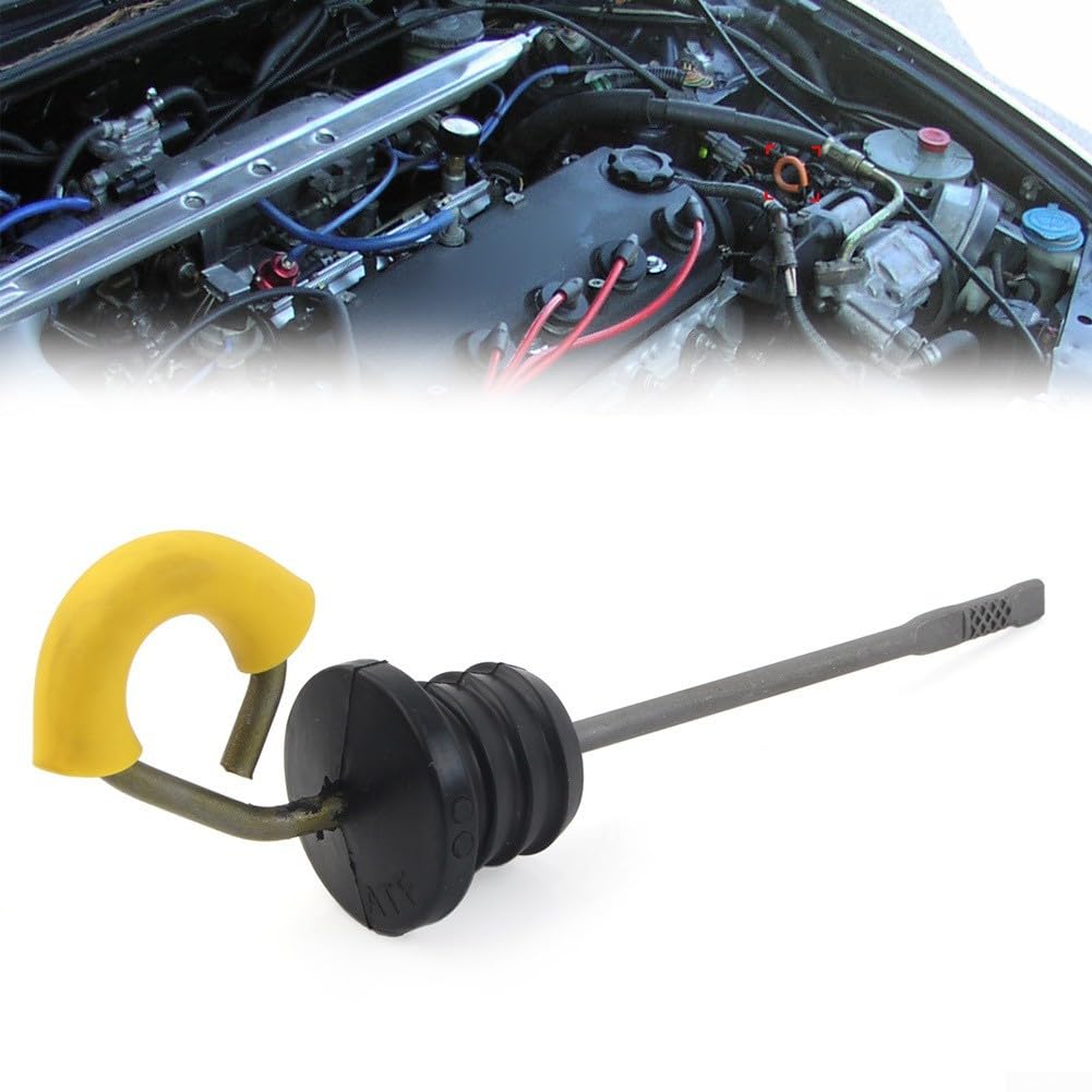 Asta di livello dell'olio motore 921-076, indicatore di livello dell'olio in acciaio inossidabile per Honda Accord Civic Odyssey per acura 1988-2002, maniglia gialla
