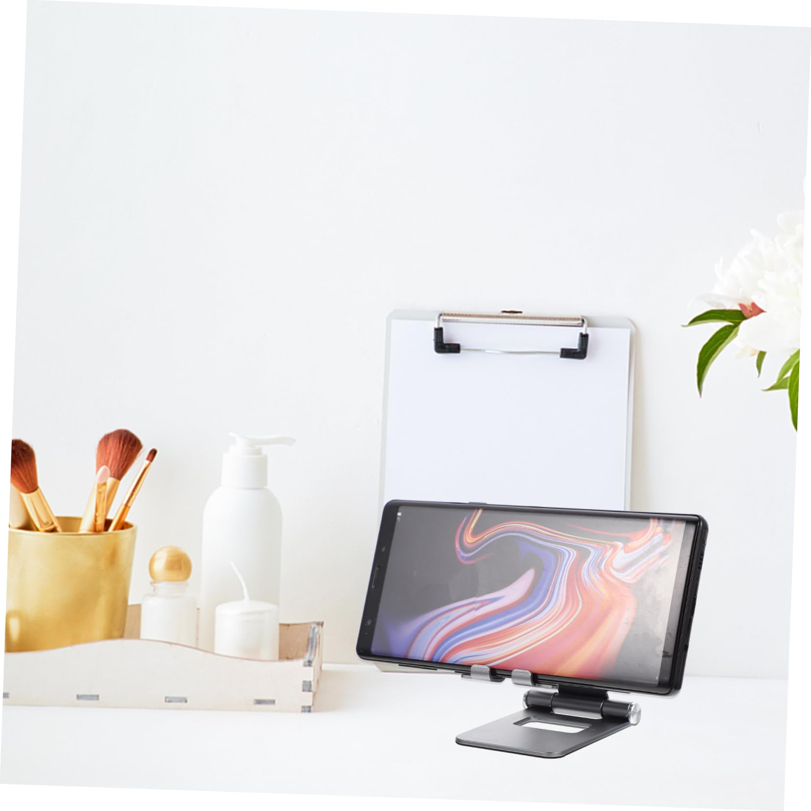 OSALADI 5pezzi Supporto Telefonico Pieghevole Per Scrivania Porta Tablet Portatile Con Design Compatto e Stabile Per Smartphone