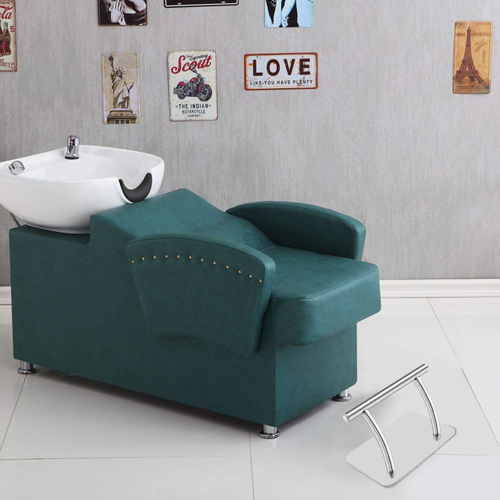 Greensen Reposapiés de Acero Inoxidable Taburete de Salón de Peluquería o Accesorios para Sillas Reposapiés Profesional Práctico y Duradero