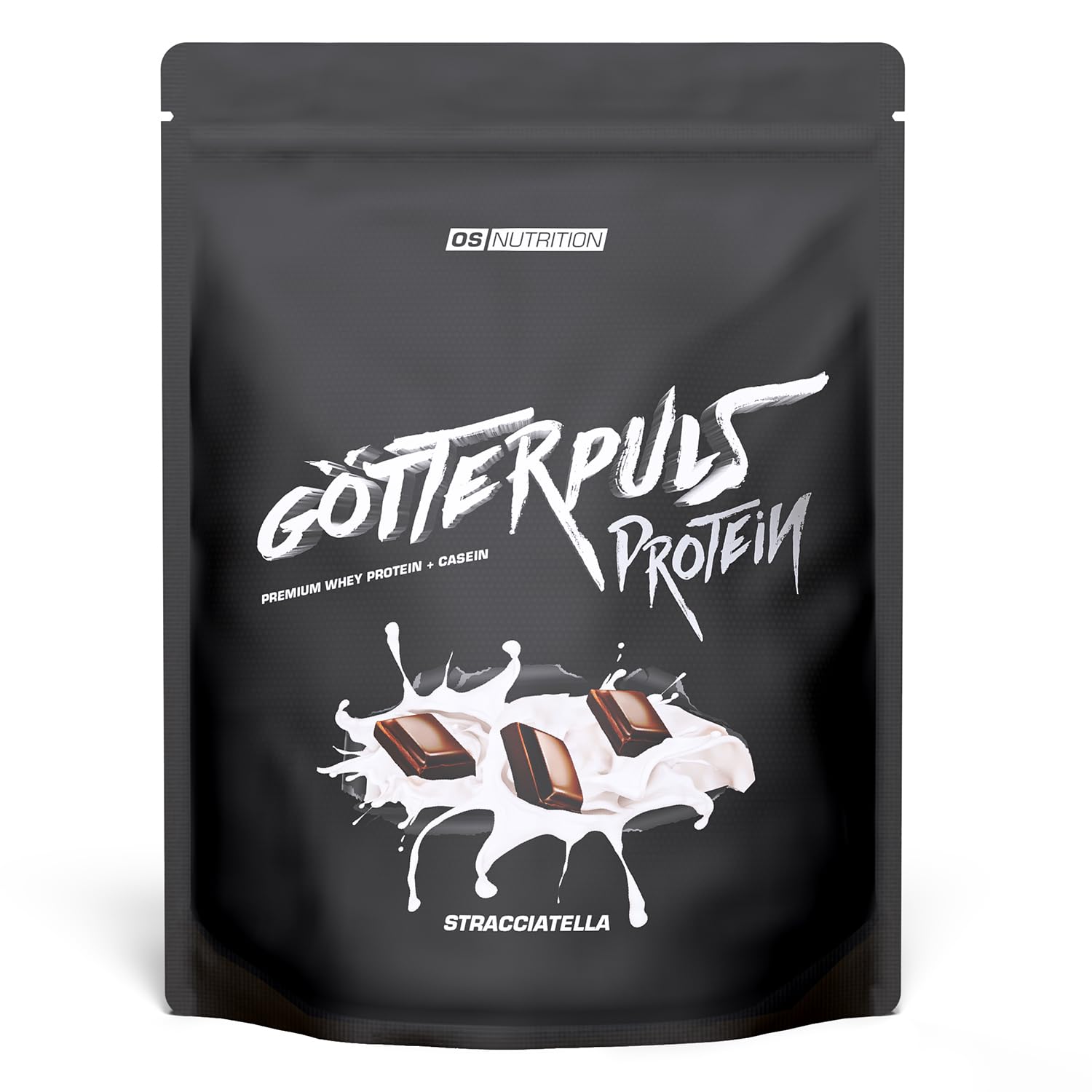 OS NUTRITION Götterpuls Protein Premium Whey Protein + Casein 1 kg (Stracciatella)