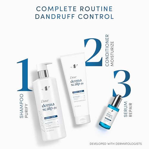 Dove Derma Scalp Dandruff Relief Conditioner with Salicylic Acid, 9 fl oz - image 6