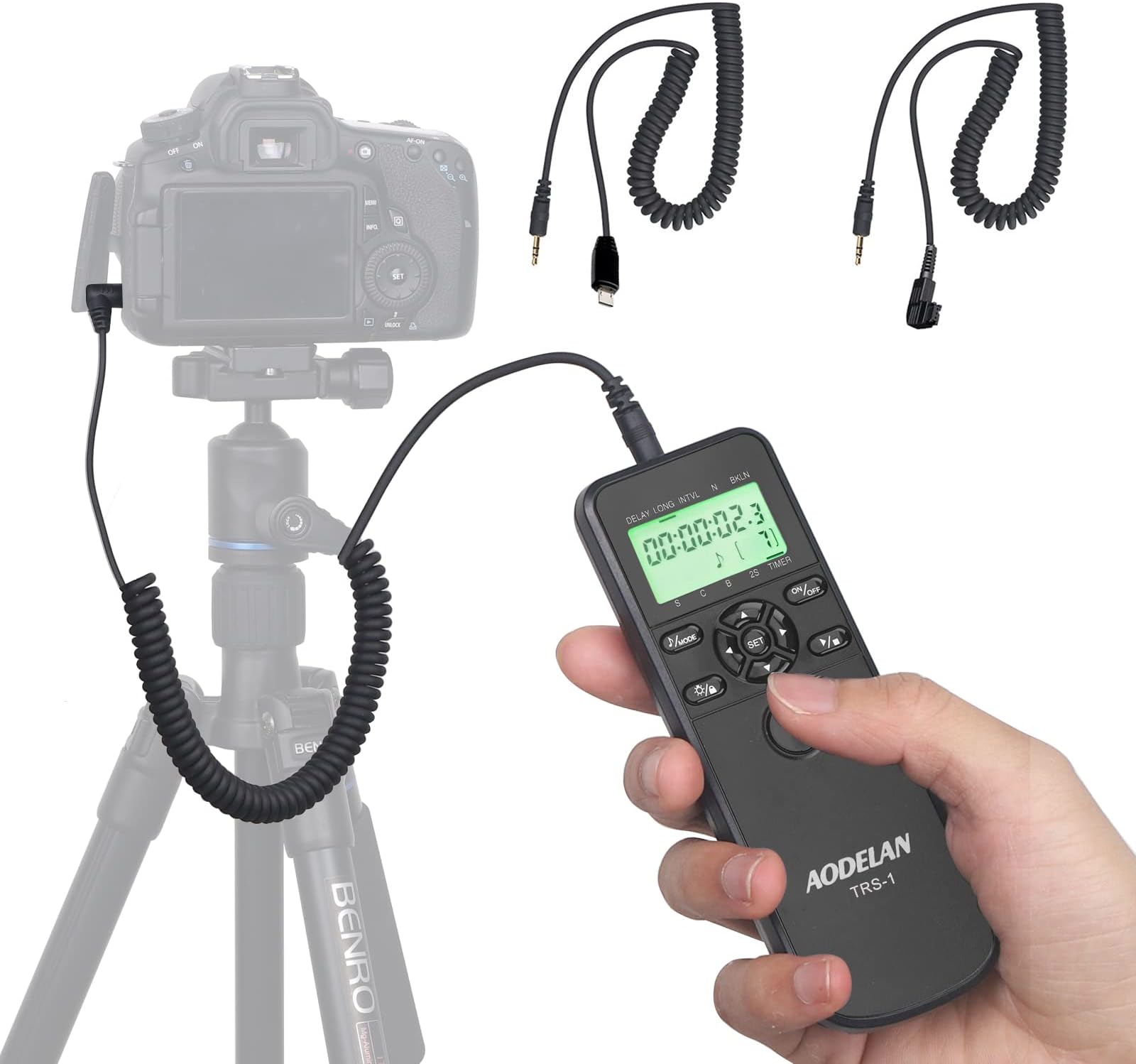 Fotolinko Timer Remote Shutter Release and Intervalometer with LCD and HDR for Sony a6000 a5100 a7II and for Minolta Cameras