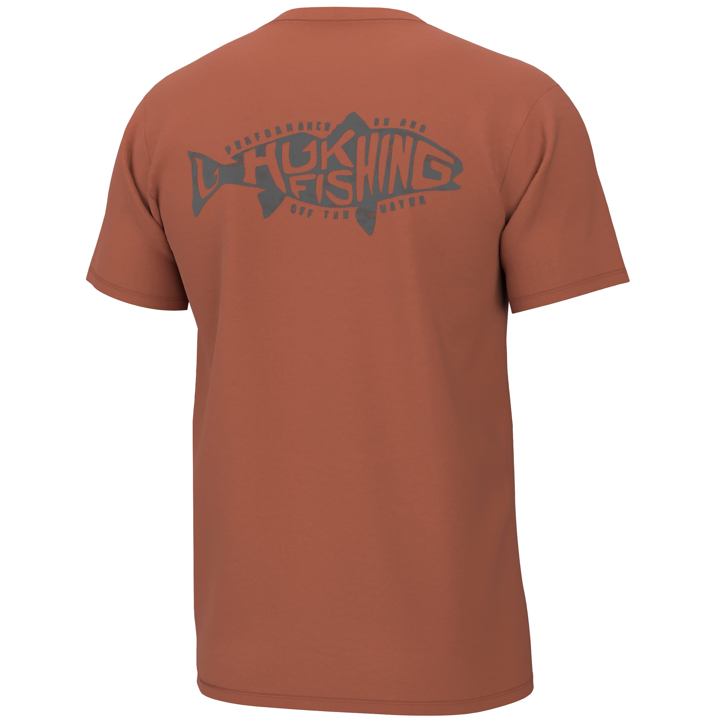 HUKMen's Short Sleeve Performance Tee, Fishing T-Shirt