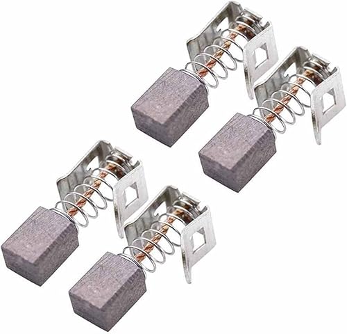 Miniatura 6 de 4 unids 0.236x0.295x0.354 in cepillo de carbono apto para Bosch GSR GSB 12V 14.4V 18V 24V 36V V-LI VE-2 2607034904 taladro de impacto inalámbrico